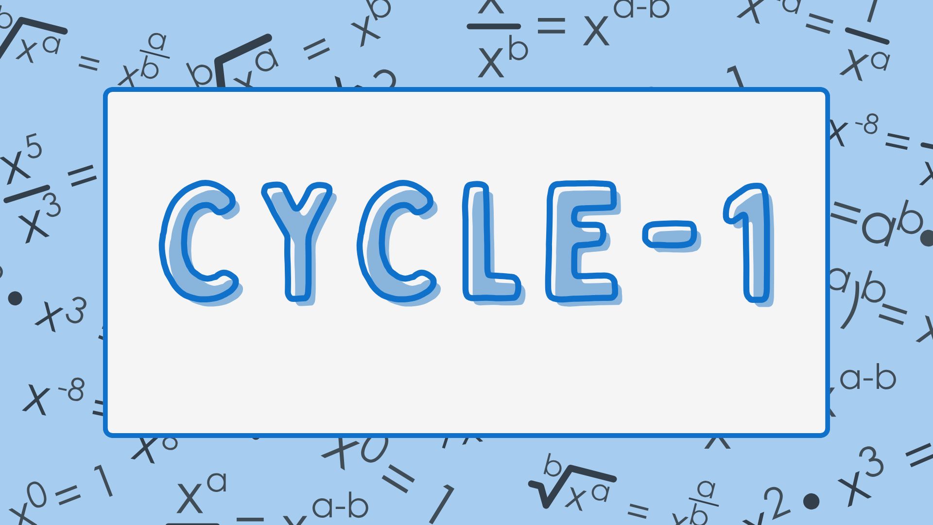 Cycle 1